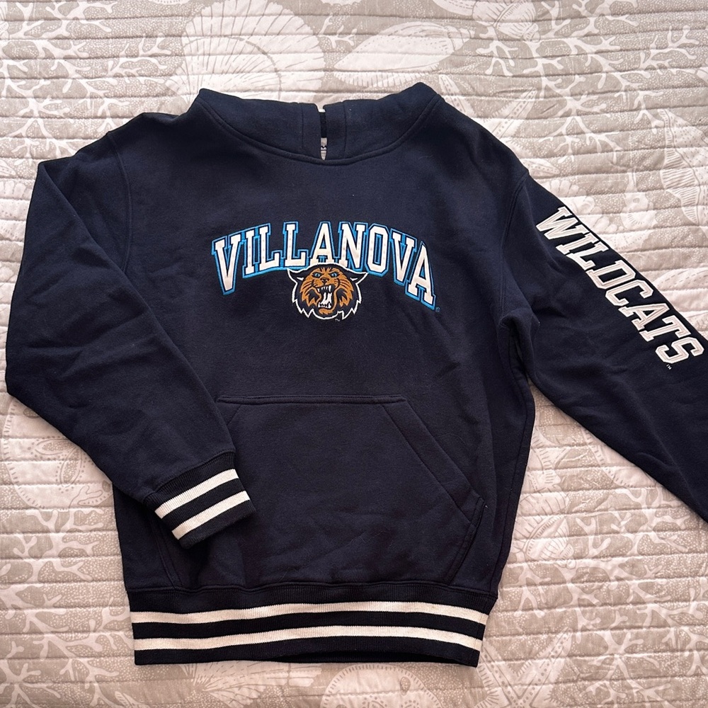 Champion Villanova Wildcats Black Crewneck Hoodie